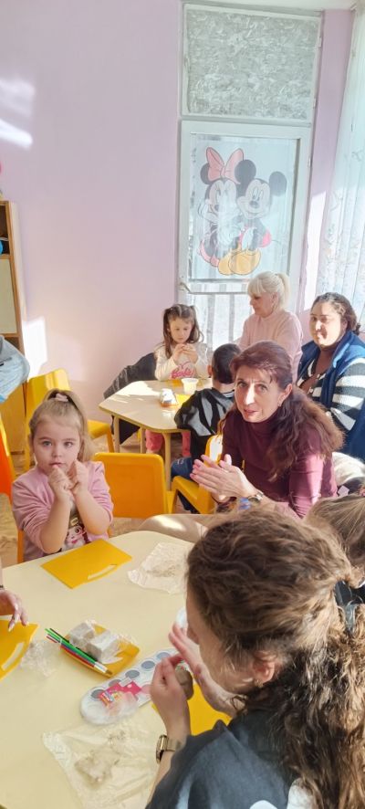 "Магията на глината"- съвместна работа с родители - ДГ Слънчев ден - Шивачево